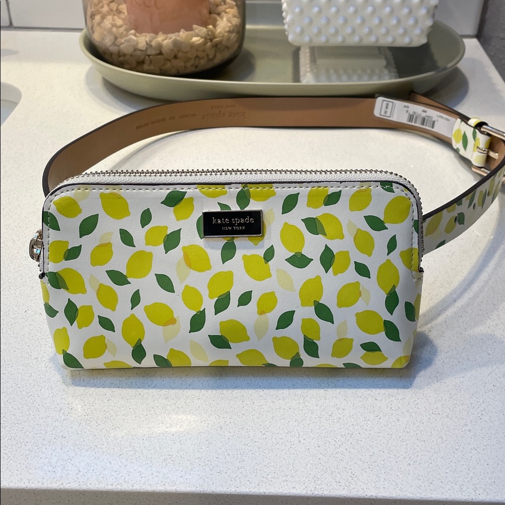 Kate Spade Lemon Print Belt Bag NWT- S/M